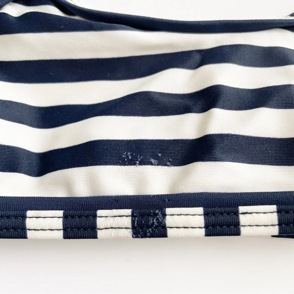 Baby Gap Retro Striped High Waisted Halter Top Bikini